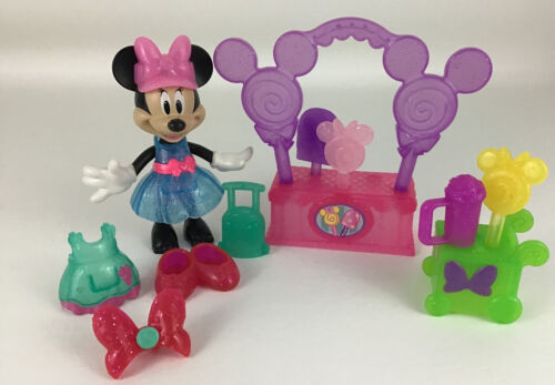 Minnie Mouse Lollipop Shop Sweet Treats 13pc Snap N' Style Figure Disney Mattel