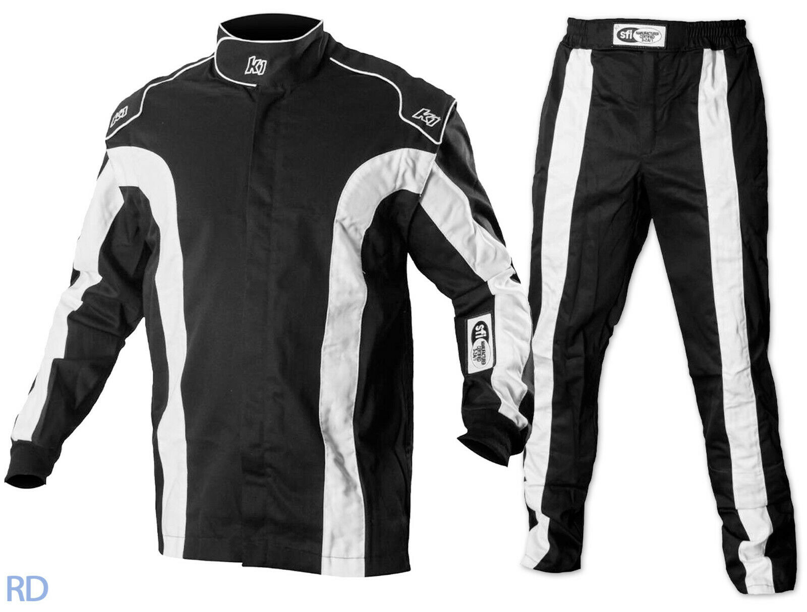K1 Tr2 Triumph Sfi-1 2-piece Auto Racing Suit - Jacket And Pants 3.2a/1 Rated