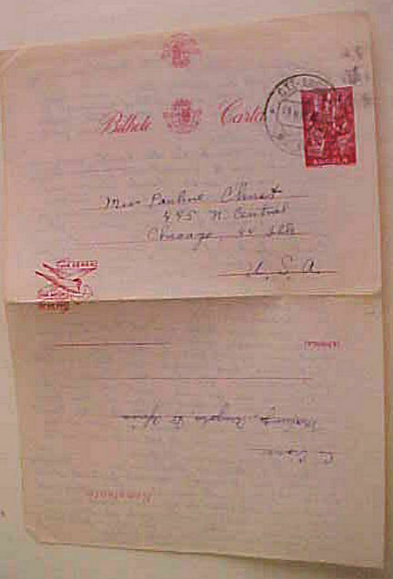 Angola   1909 Letter Card To Usa