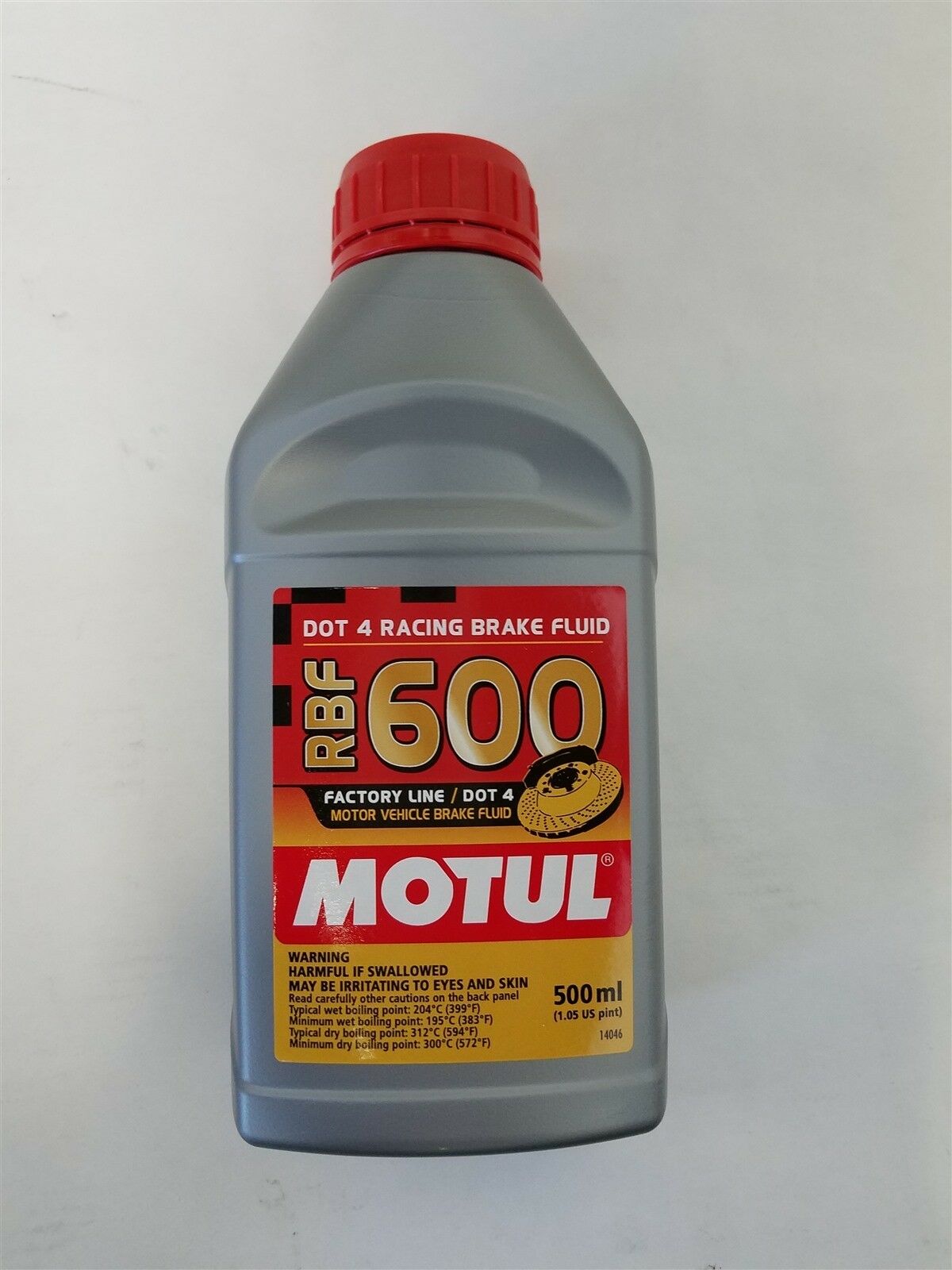 100949 Motul Rbf600 Factory Line Racing Brake Fluid (500ml, 16.9 Fluid Ounces)
